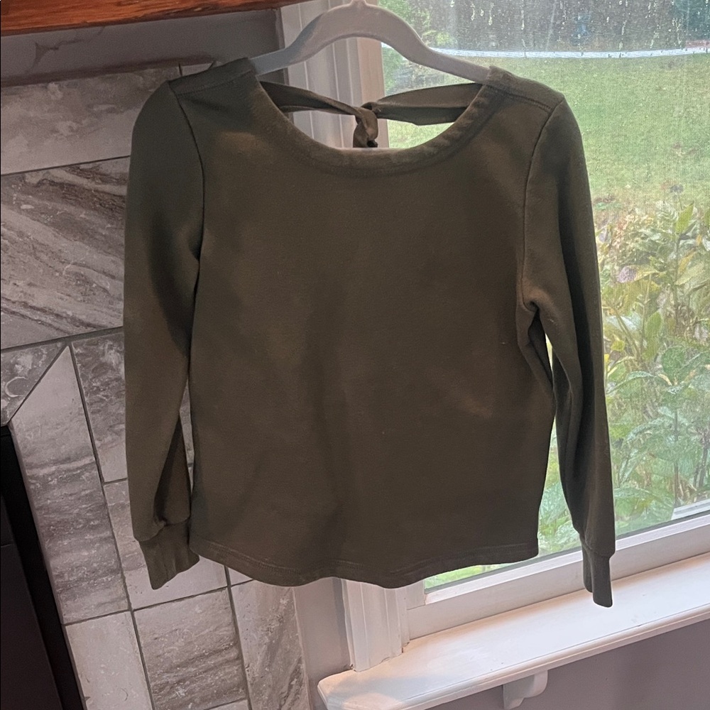 Old Navy Kids Olive Green Sweatshirt